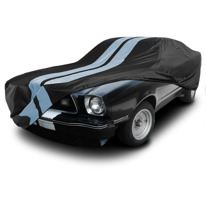 iCarCover Ford Mustang Black Gray Pro Series Car Cover