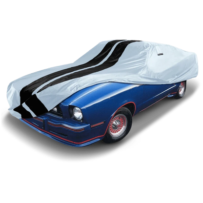 iCarCover Ford Mustang Gray Black Pro Series Car Cover