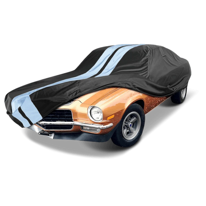 iCarCover Chevrolet Camaro Black Gray Pro Series Car Cover