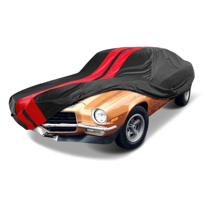 iCarCover Chevrolet Camaro Black Red Pro Series Car Cover