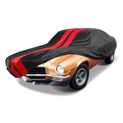 iCarCover Chevrolet Camaro Black Red Pro Series Car Cover