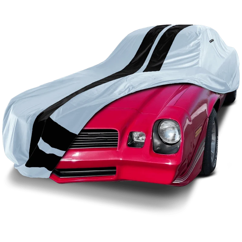 iCarCover Chevrolet Camaro Gray Black Pro Series Car Cover