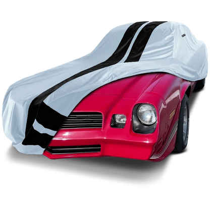 iCarCover Chevrolet Camaro Gray Black Pro Series Car Cover