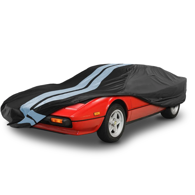 iCarCover Ferrari 308,328,330,348,360,365 1964-2006 Black Gray Pro Series Car Cover