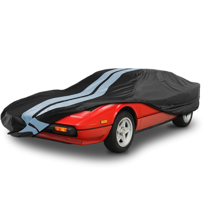 iCarCover Ferrari 308,328,330,348,360,365 1964-2006 Black Gray Pro Series Car Cover