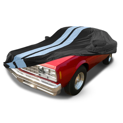 iCarCover Chevrolet Impala Black Gray Pro Series Car Cover