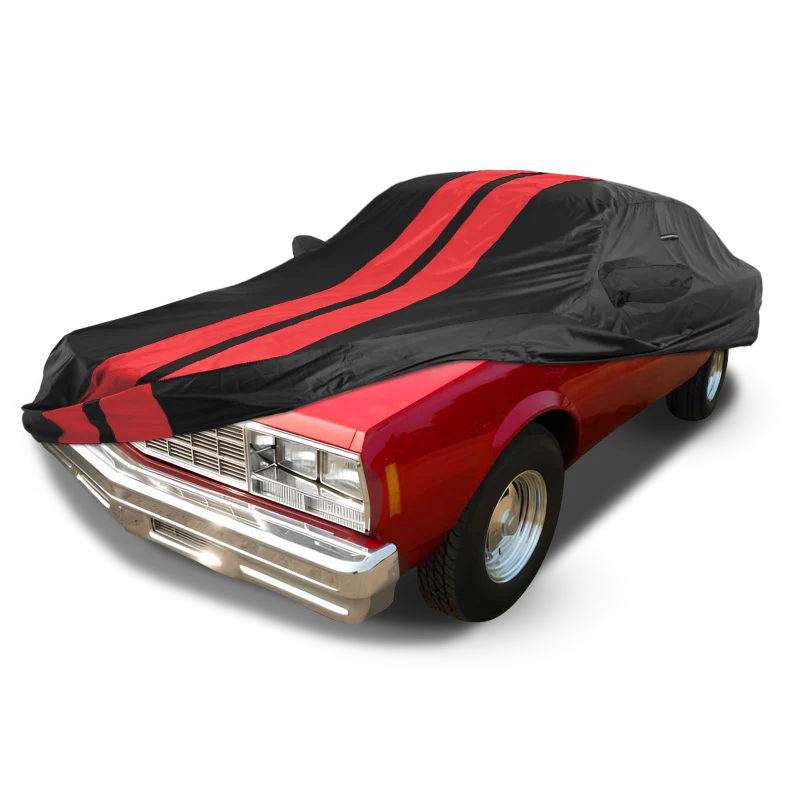 iCarCover Chevrolet Impala Black Red Pro Series Car Cover