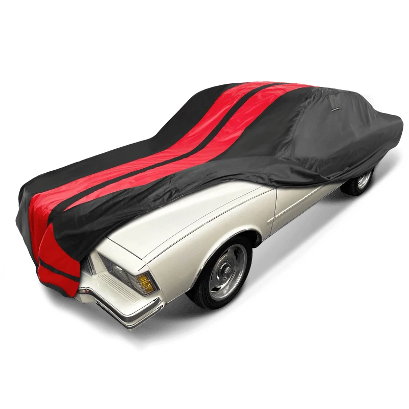 iCarCover Chevrolet Monte Carlo Black Red Pro Series Car Cover