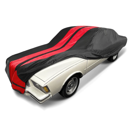 iCarCover Chevrolet Monte Carlo Black Red Pro Series Car Cover