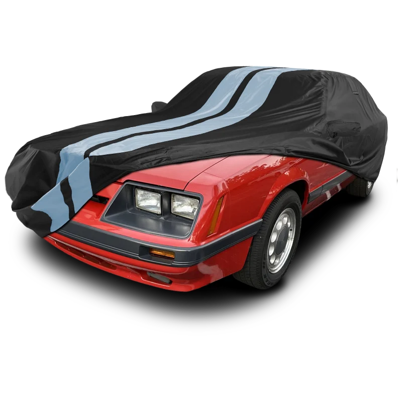 iCarCover Ford Mustang Black Gray Pro Series Car Cover