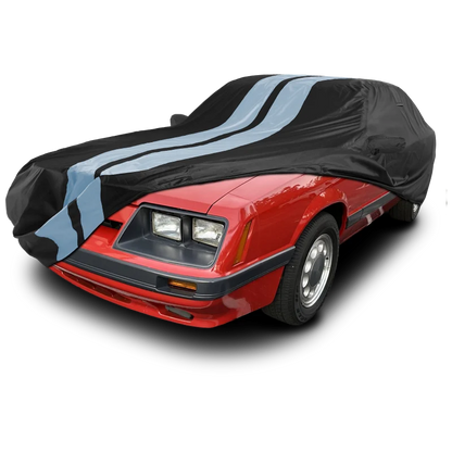 iCarCover Ford Mustang Black Gray Pro Series Car Cover