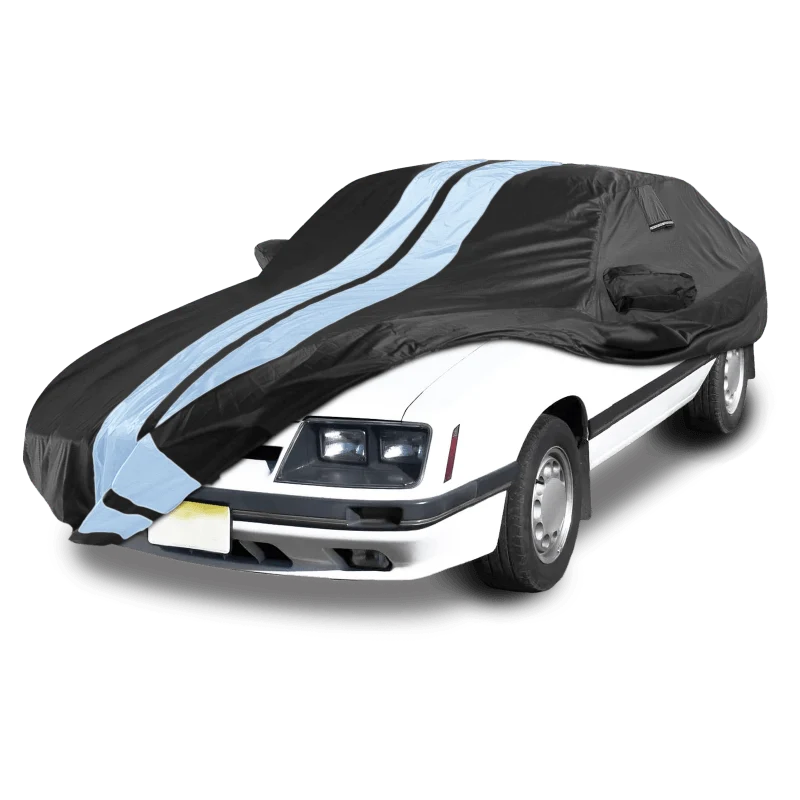 iCarCover Ford Mustang Black Gray Pro Series Car Cover