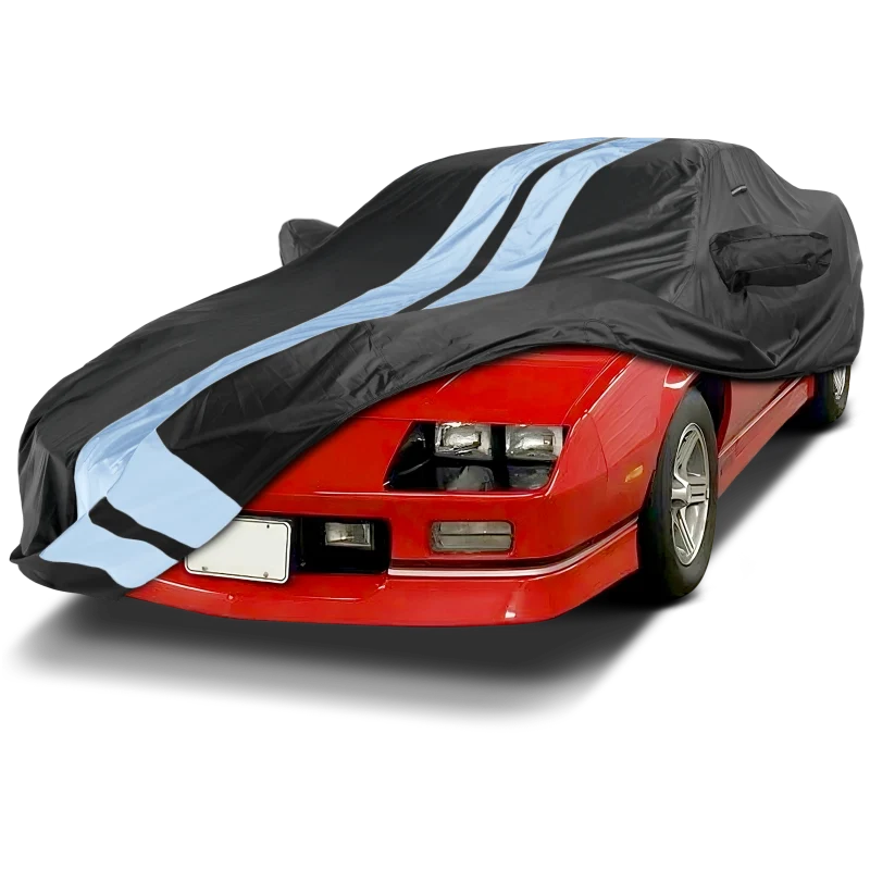 iCarCover Chevrolet Camaro Black Gray Pro Series Car Cover