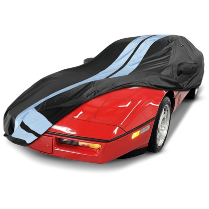 iCarCover Chevrolet Corvette Black Gray Pro Series Car Cover