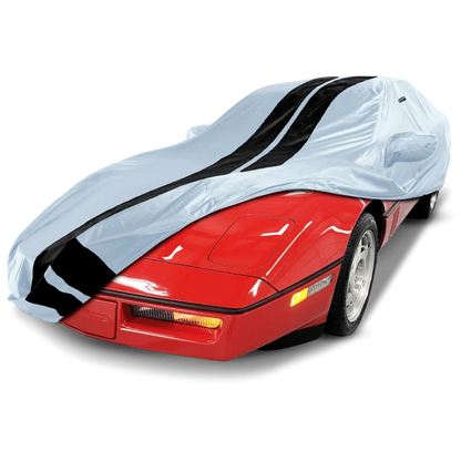 iCarCover Chevrolet Corvette Gray Black Pro Series Car Cover