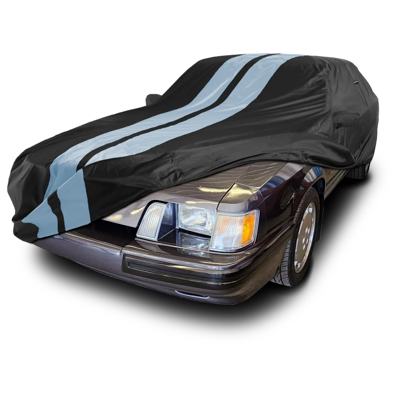 iCarCover Ford Mustang Black Gray Pro Series Car Cover
