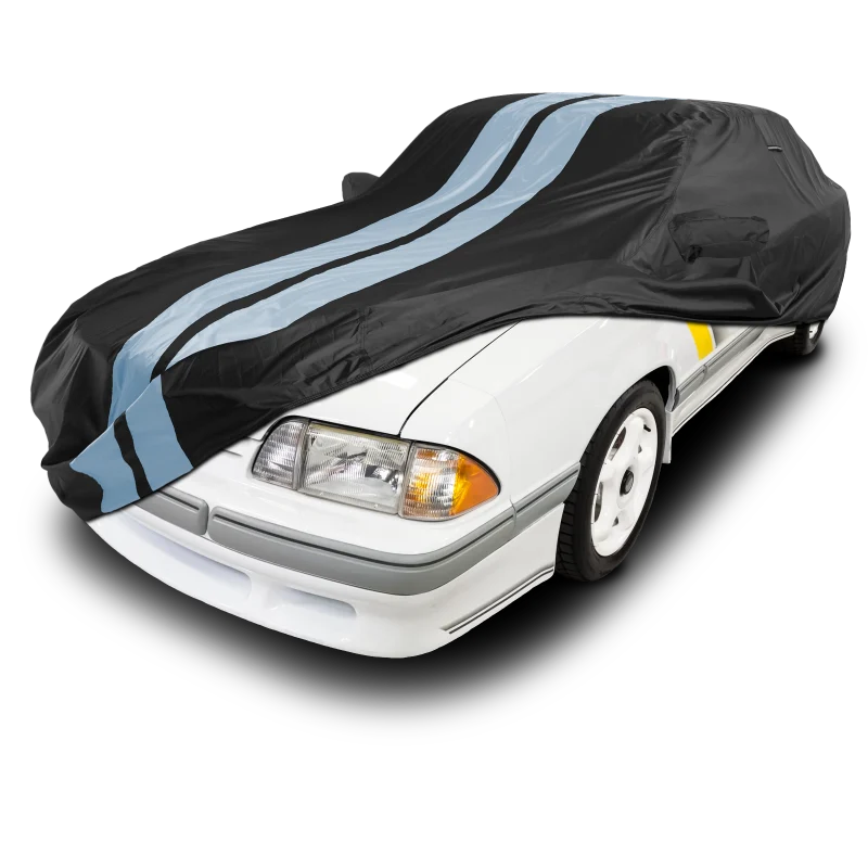 iCarCover Ford Mustang Black Gray Pro Series Car Cover