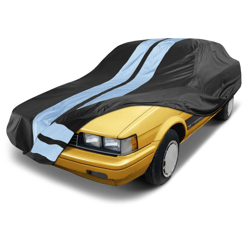 iCarCover Chevrolet Nova Black Gray Pro Series Car Cover