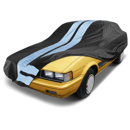 iCarCover Chevrolet Nova Black Gray Pro Series Car Cover