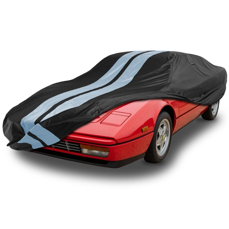 iCarCover Ferrari 308,328,330,348,360,365 1964-2006 Black Gray Pro Series Car Cover