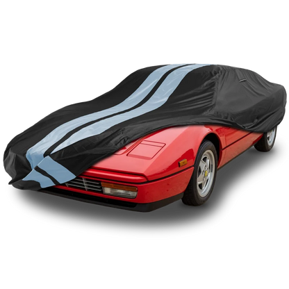 iCarCover Ferrari 308,328,330,348,360,365 1964-2006 Black Gray Pro Series Car Cover