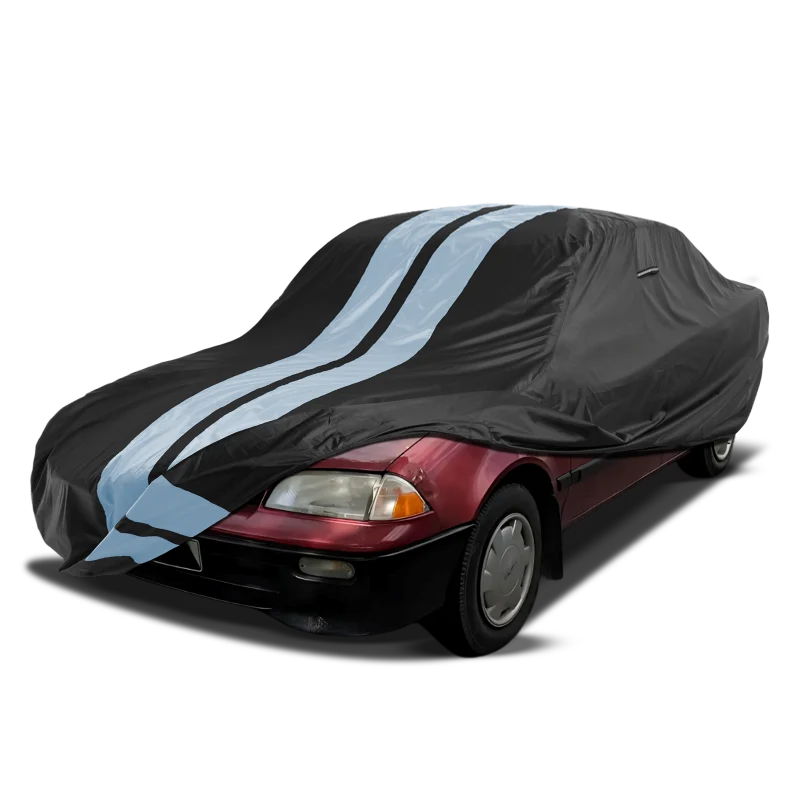 iCarCover Chevrolet Sprint 1985-1992 Black Gray Pro Series Car Cover
