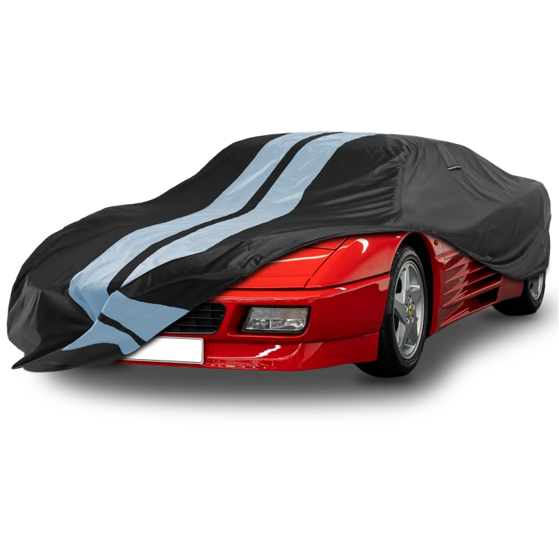 iCarCover Ferrari 308,328,330,348,360,365 1964-2006 Black Gray Pro Series Car Cover