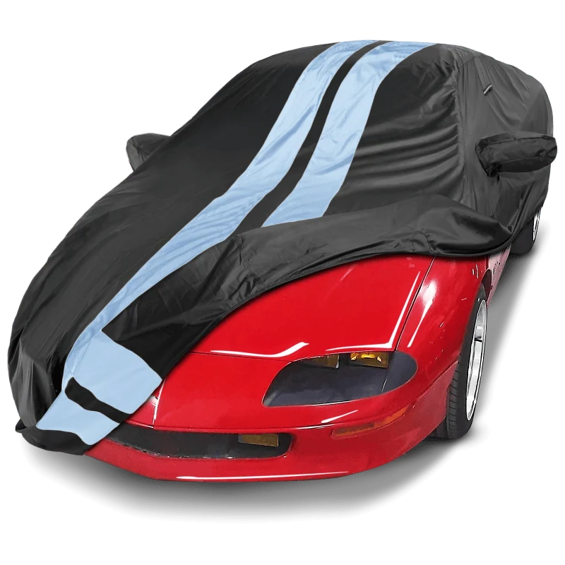 iCarCover Chevrolet Camaro Black Gray Pro Series Car Cover