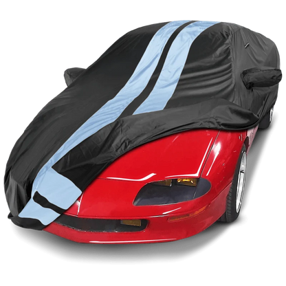 iCarCover Chevrolet Camaro Black Gray Pro Series Car Cover