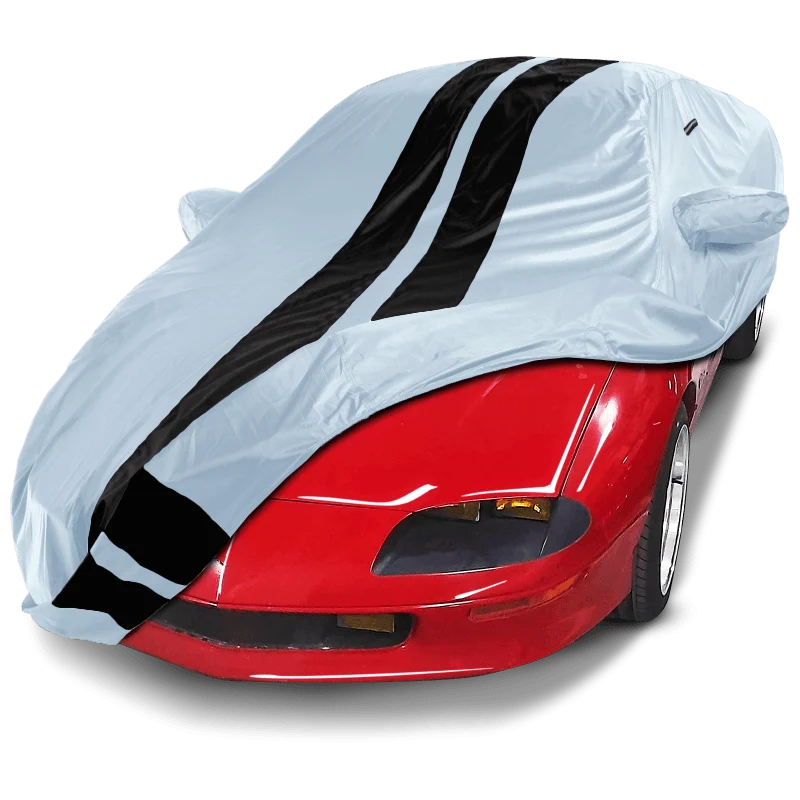iCarCover Chevrolet Camaro Gray Black Pro Series Car Cover
