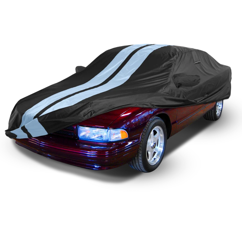 iCarCover Chevrolet Impala Black Gray Pro Series Car Cover