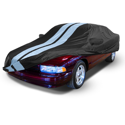 iCarCover Chevrolet Impala Black Gray Pro Series Car Cover