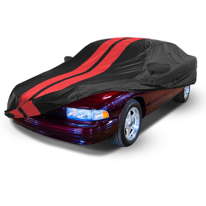 iCarCover Chevrolet Impala Black Red Pro Series Car Cover