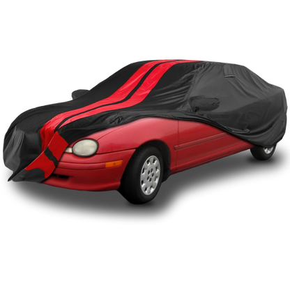 iCarCover Dodge Neon Black Red Pro Series Car Cover