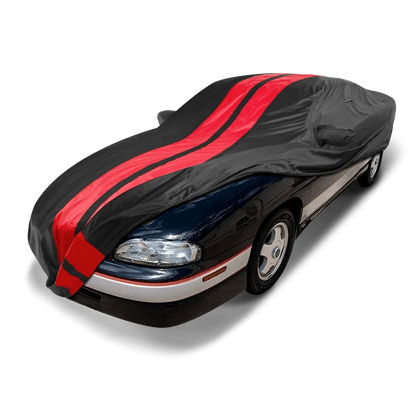 iCarCover Chevrolet Monte Carlo Black Red Pro Series Car Cover