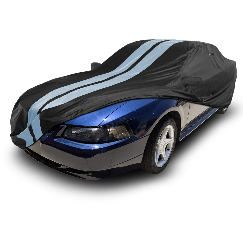 iCarCover Ford Mustang Black Gray Pro Series Car Cover