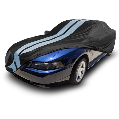 iCarCover Ford Mustang Black Gray Pro Series Car Cover