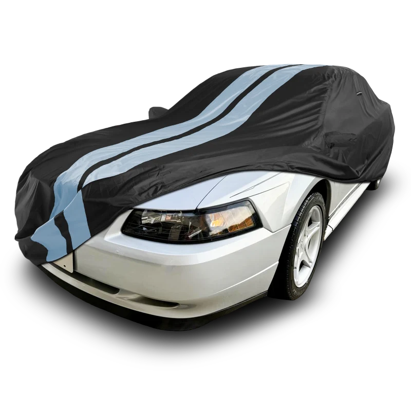iCarCover Ford Mustang Black Gray Pro Series Car Cover