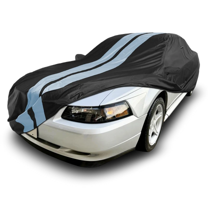 iCarCover Ford Mustang Black Gray Pro Series Car Cover