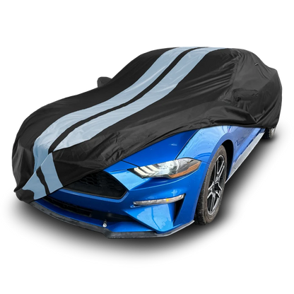iCarCover Ford Mustang Black Gray Pro Series Car Cover
