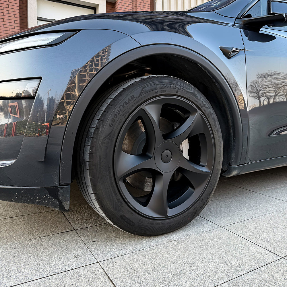 Yeslak 19" Razor-Style Crossflow Wheel Covers for 2025+ Tesla Model Y Juniper