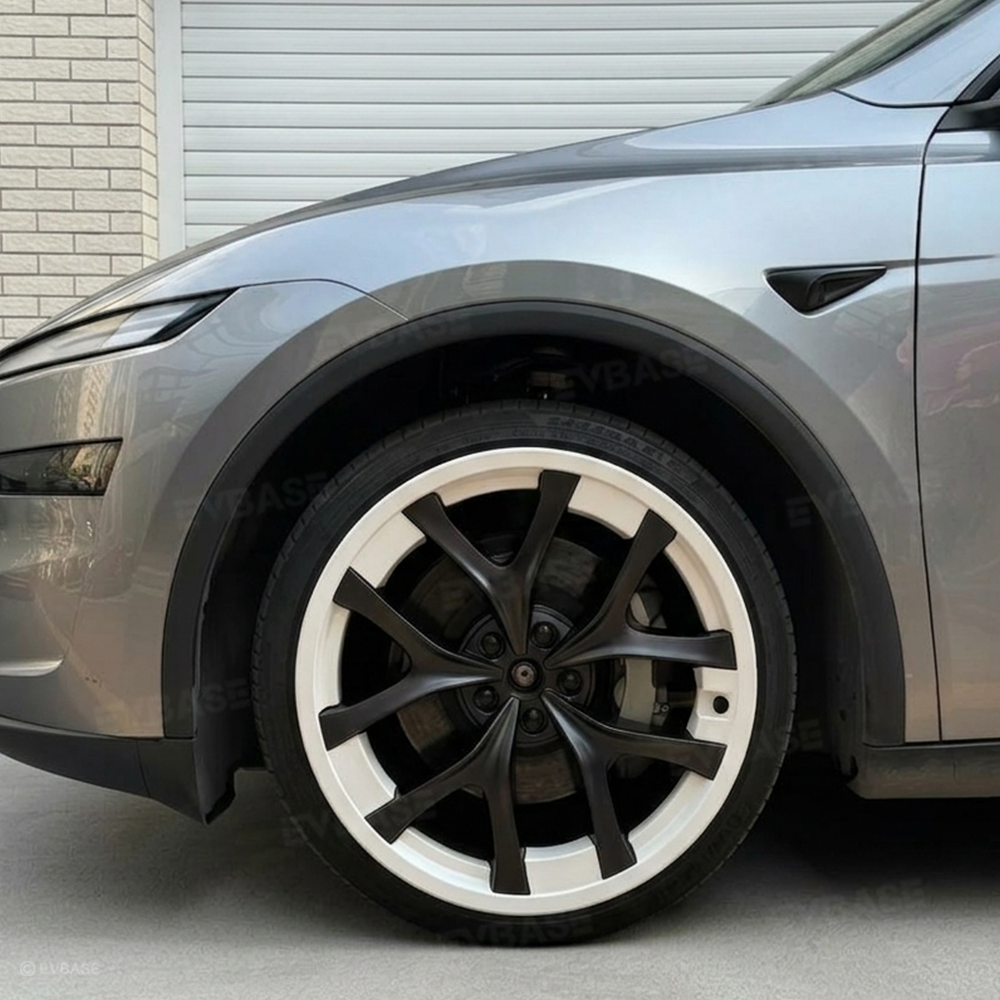 EVBASE Model Y Juniper Performance Wheel Rim Protector 21 Inch Rimcase Curb Rash Protection for Tesla 4PCS