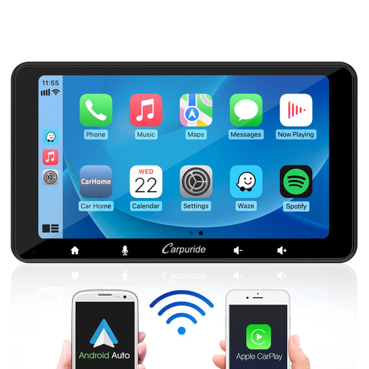 CARPURIDE W708 Wireless Portable Car Stereo