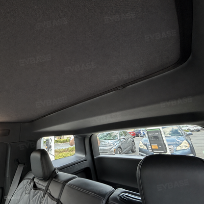 EVBASE Glass Roof Sunshade for Rivian R2 Ice Crystal Sunroof Shade Foldable Heat Reflective Sun Visor