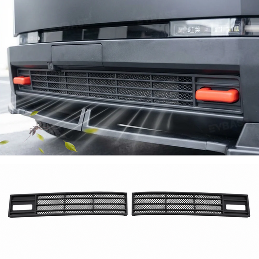 EVBASE Cybertruck Grille Mesh Insert Front Lower Bumper Protective Mesh Grille Panel Covers Bug & Debris Screen Protector
