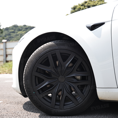 EVBASE Model 3 Highland Wheel Covers 18" Photon Wheels Hubcaps Inspired By Model Y Performance