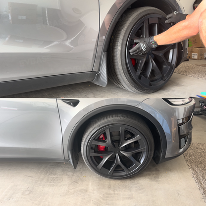 EVBASE Model Y Juniper Performance Wheel Rim Protector 21 Inch Rimcase Curb Rash Protection for Tesla 4PCS