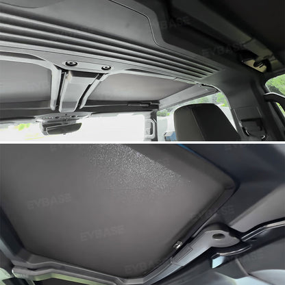 EVBASE Glass Roof Sunshade for Hummer EV Ice Crystal Sun Shield Foldable Sunroof Shade