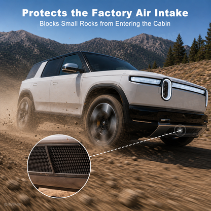 EVBASE Grille Mesh Insert for Rivian R2 Front Bumper Radiator Protective Mesh Grille Panel Bug & Debris Screen