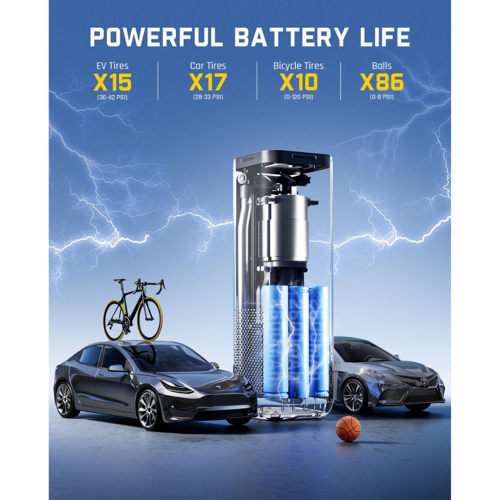Fanttik X8 APEX EV Tire Inflator and Slim V8 APEX Car Vacuum Bundle - image 3